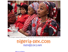 Tablet Screenshot of nigeria-sex.com